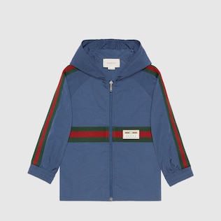 Children's nylon jacket with Web