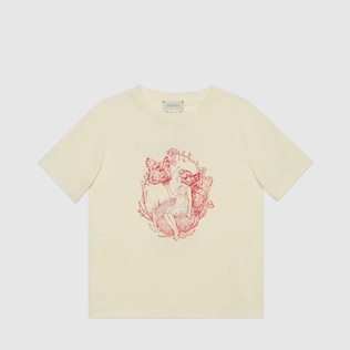 Kinder-T-Shirt mit Fredrick Warne-Print