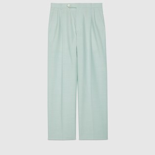 Cotton wool mohair pant