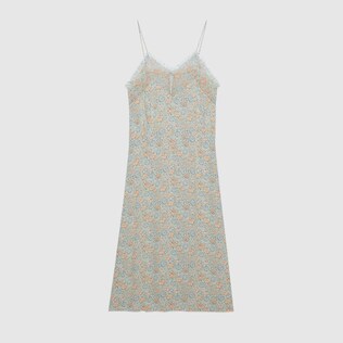 Fond de robe en crêpe Gucci Liberty à fleurs