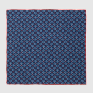 GG diamond print silk pocket square