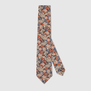 Cravate en crêpe de soie Liberty London