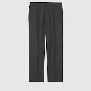 Wool tailored trousers