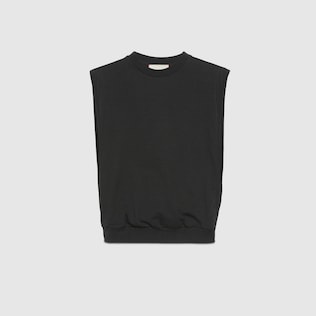 Canotta con stampa logo Gucci