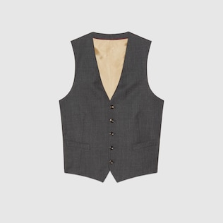 Wool formal waistcoat