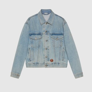 Washed denim jacket