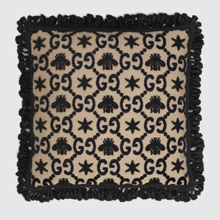 GG jacquard cushion