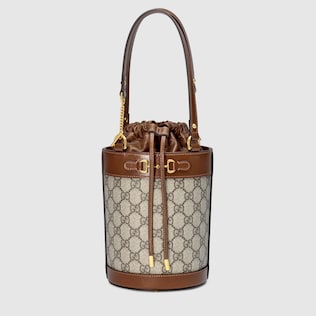 Маленькая сумка-ведро Gucci Horsebit 1955