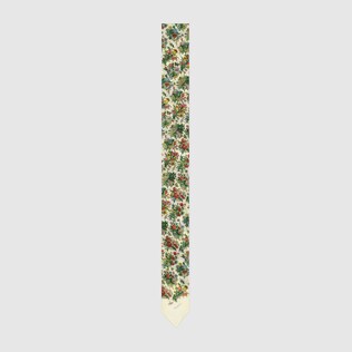 Fiocco in cotone con stampa bouquet floreali