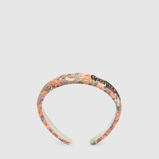 عصابة شعر من القطن بطبعة Gucci Liberty مُزهرة