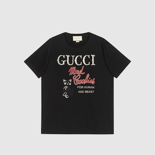 Gucci 'Mad Cookies'印花T恤
