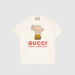 T-shirt oversize Gucci Equilibrium