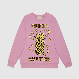 Gucci pineapple print sweatshirt