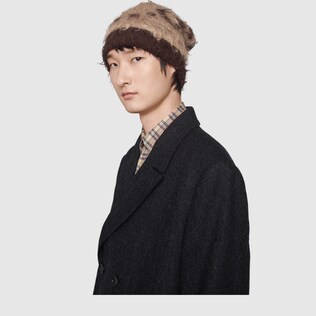 GG mohair wool hat