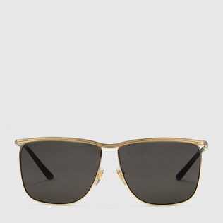Square-frame sunglasses