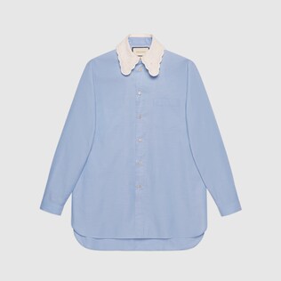 Chemise oversize en coton Oxford