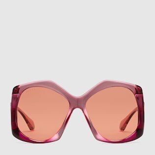 Sonnenbrille mit rundem Rahmen