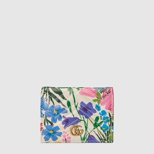Online Exclusive Ken Scott print GG card case wallet