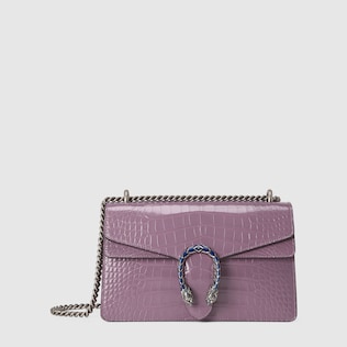 Kleine Dionysus Schultertasche aus Krokodilleder