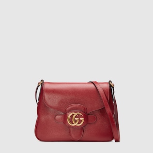 Sac à bandoulière avec Double G petite taille