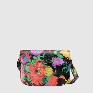 Ken Scott print Gucci Horsebit 1955 shoulder bag