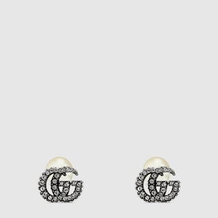 Gemelli GG Marmont con perle