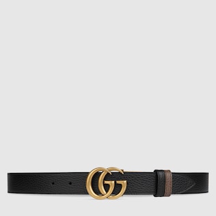 Cinturón reversible con hebilla de Doble G