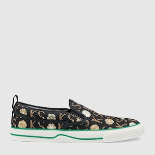 Gucci Tennis 1977 Sneaker mit Print von Ken Scott