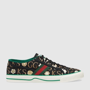 Baskets Gucci Tennis 1977 imprimé Ken Scott
