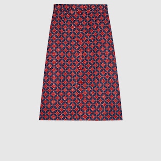 Circle tweed skirt