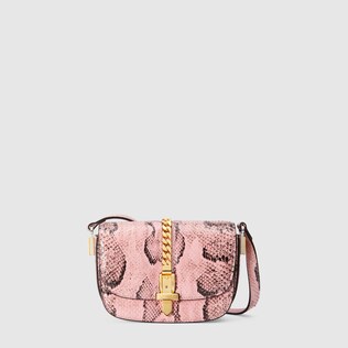Sylvie 1969 python mini shoulder bag