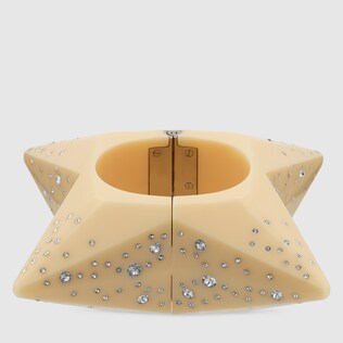 Pulsera de resina con cristales