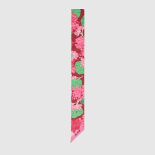 Ken Scott print silk neck bow