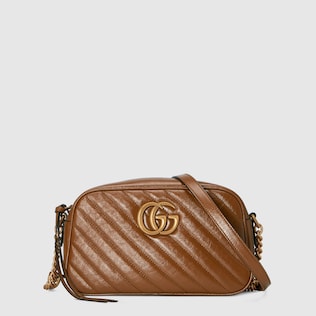 Borsa a spalla GG Marmont matelassé misura piccola