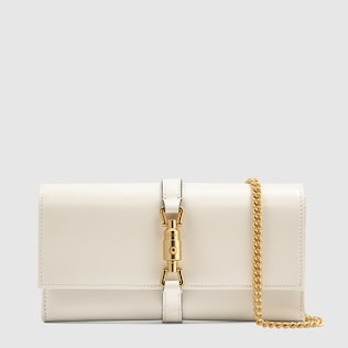 Jackie 1961 ostrich chain wallet