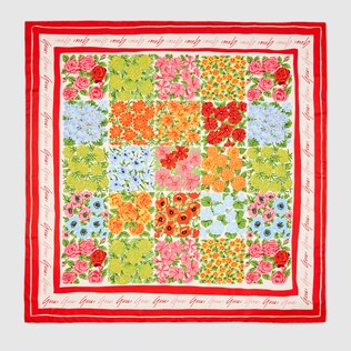 Ken Scott print silk shawl