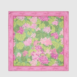 Ken Scott print silk scarf