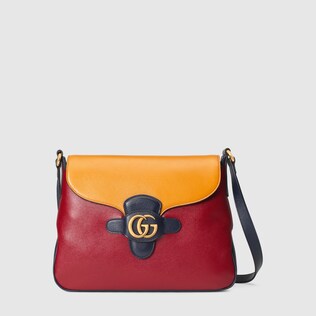 Medium messenger bag with Double G