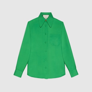 Bluse aus Seidentwill