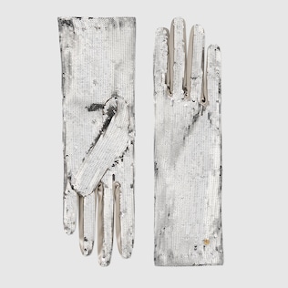 Gants à sequins