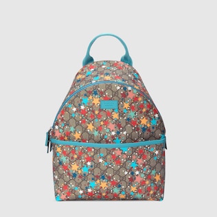 Children's GG star print backpack