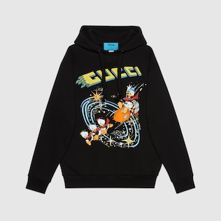 Disney x Gucci Donald Duck hooded sweatshirt