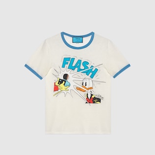 Camiseta con pato estampado de pato Donald