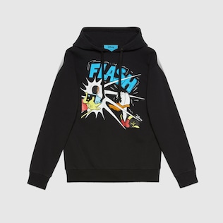 Sweat-shirt à capuche Donald Duck Disney x Gucci