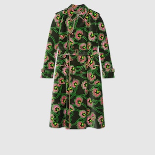 Ken Scott print velvet coat