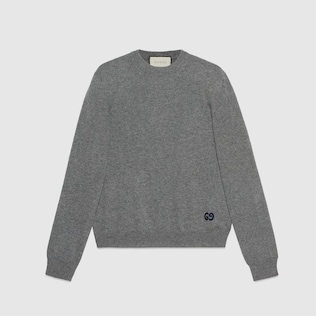 Cashmere jumper with GG
