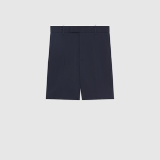 Short tailleur en cady de viscose