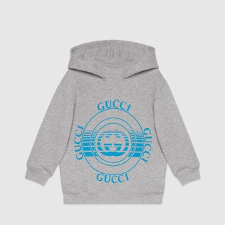 Sudadera infantil estampado de disco Gucci