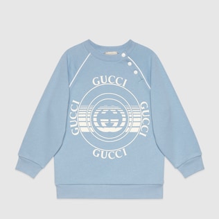 Felpa con stampa Gucci disco