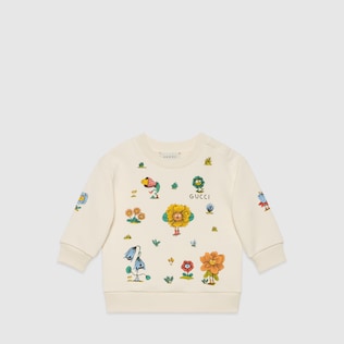 Babypullover mit Freya Hartas-Print